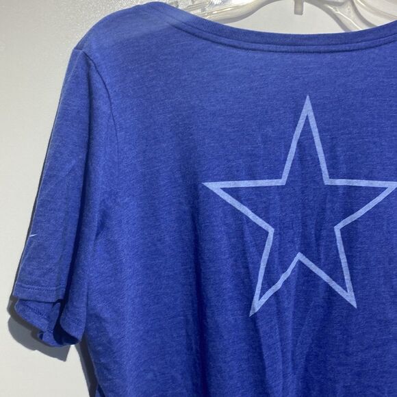 Riccardo Tisci x Nike Women's Blue White V-Neck Athletic Cut T-Shirt Size XXL - Picture 9 of 9